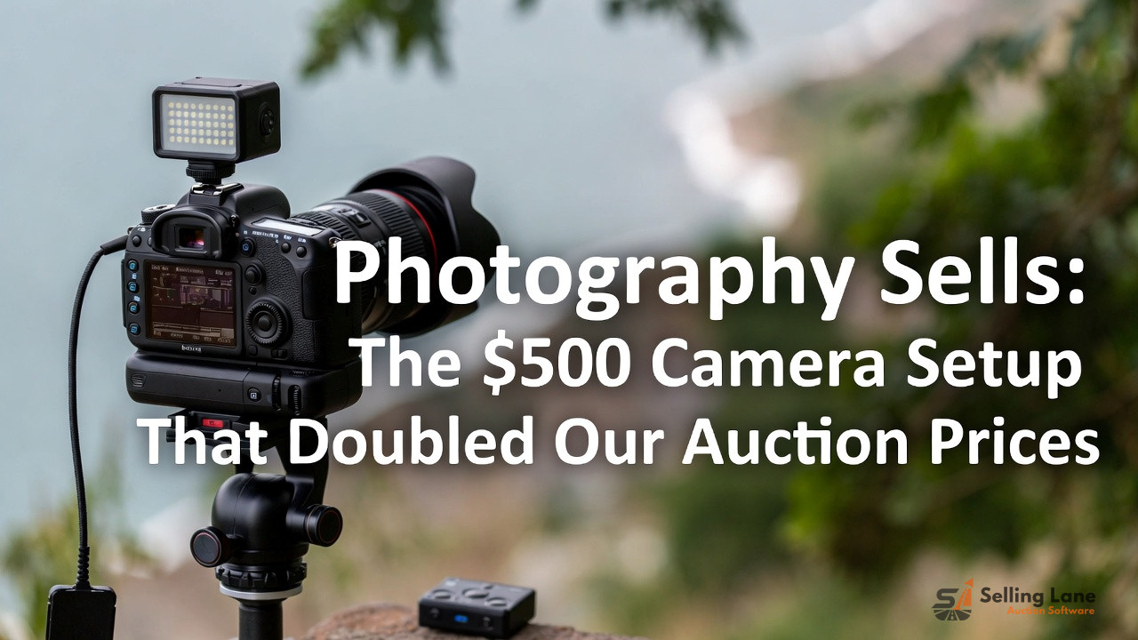 Photography Sells: The $500 Camera Setup That Doubled Our Hammer Prices