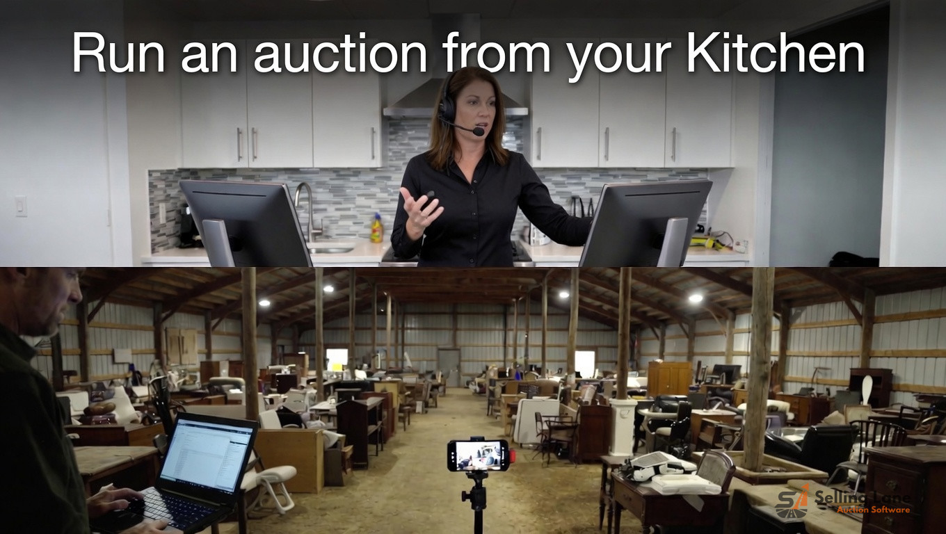 How to Run an Online Auction With an Auctioneer Three States Away (Sitting at His Counter)