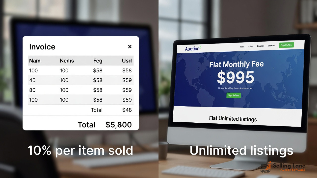 The Triple Success Tax on Auctions
