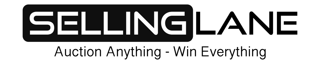 Selling Lane Auctions logo (full, with tagline)