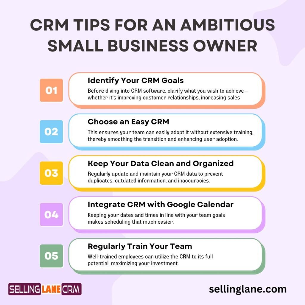 CRM TIPS Infographic