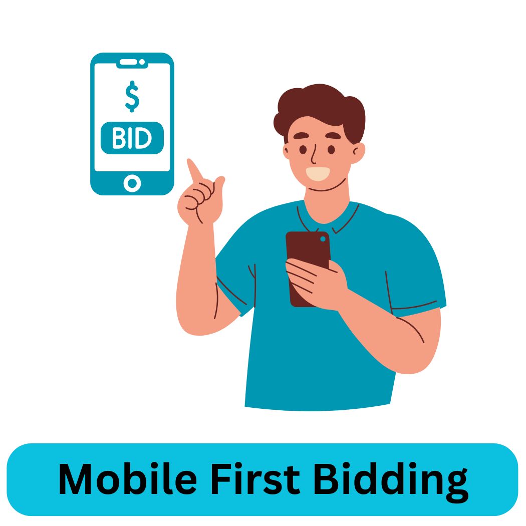 Mobil First Bidding with Selling Lane Auction Software