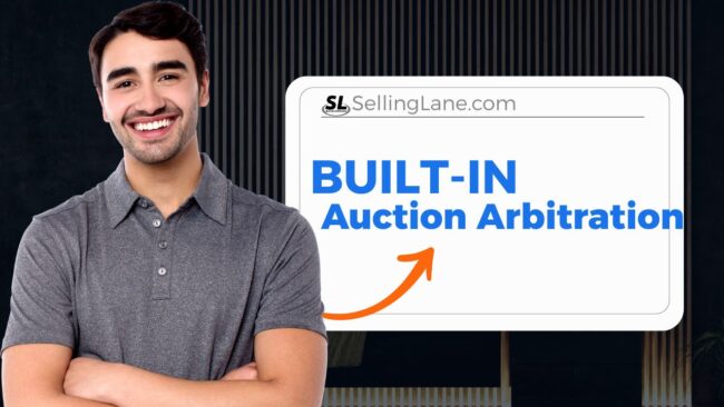 Man happy about selling lanes built in auction arbitration feature