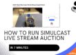 Simulcast Live Stream with Selling Lane Auction Software