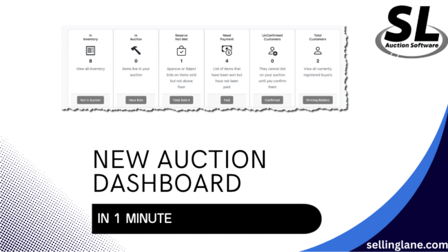 Auction Software Dashboard