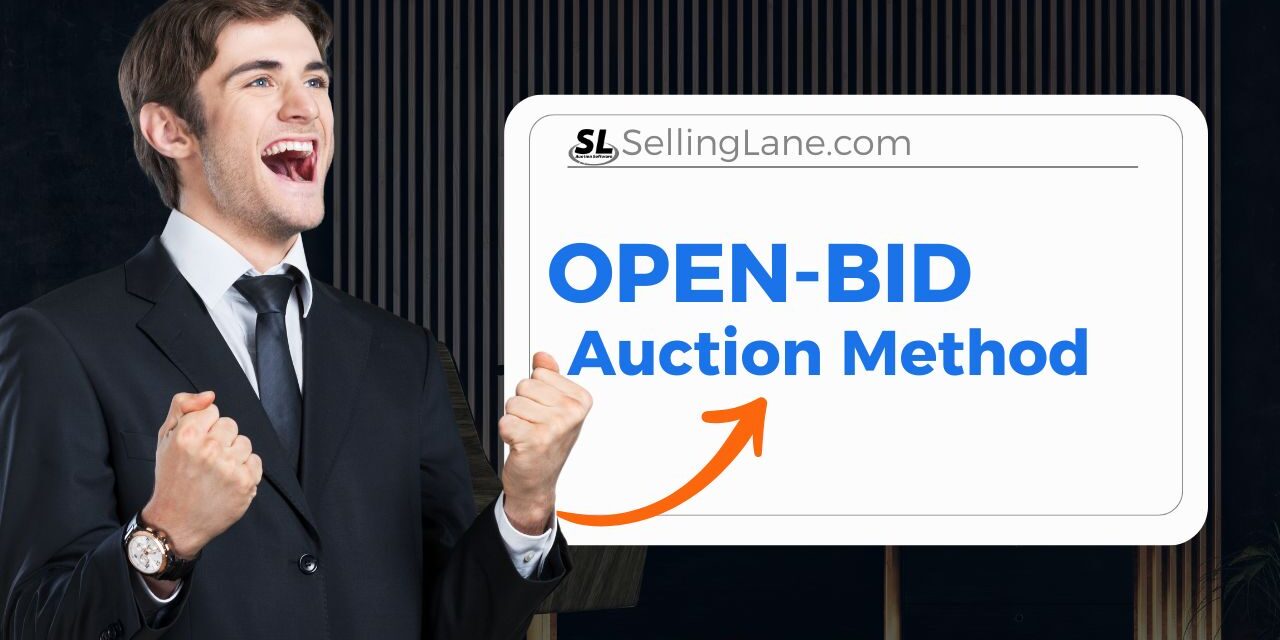 Open Bid Auction Software Real-Time Bidding with Anti-Sniping Auctioneer running an open bid auction