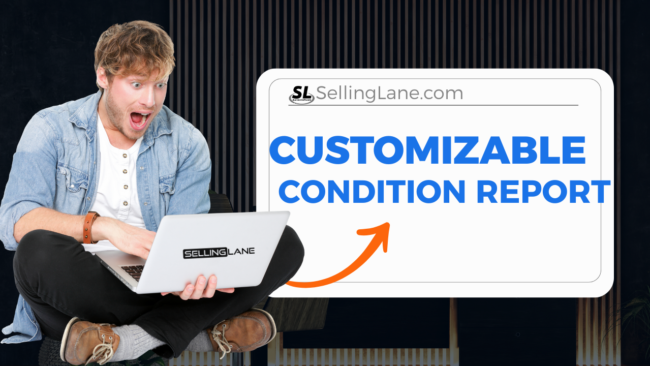 Customizable Condition Reports are built into selling lanes auction software