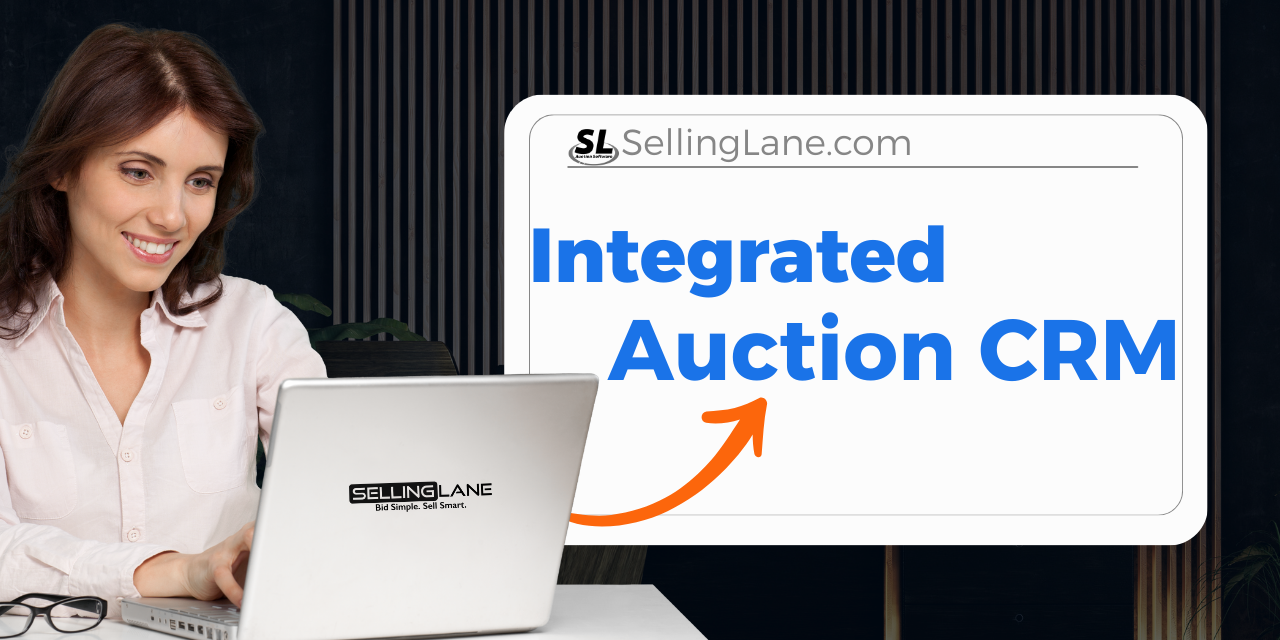 Integrated Auction CRM in selling lane auctioneer software