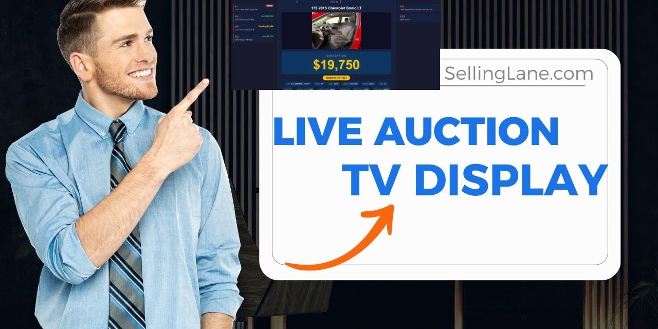 live-auction-tv-display-lane-lights New auction feature: Live Auction TV Display