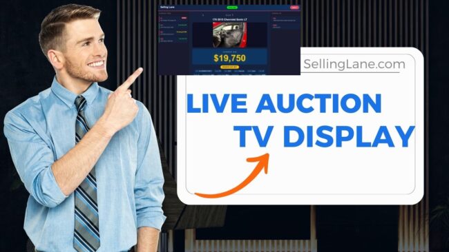 New auction feature: Live Auction TV Display