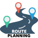 Route planning icon